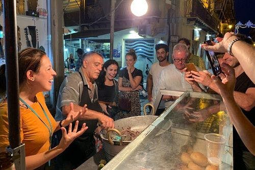 Night Street Food Tour of Palermo 